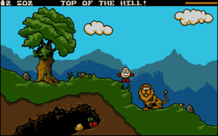 Gameplay screen of Dizzy: Prince of the Yolkfolk (2/8) Gameplay screen of Dizzy: Prince of the Yolkfolk (2/8)
