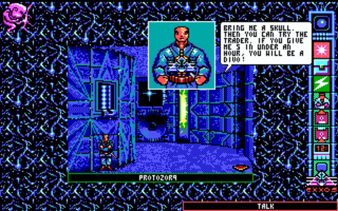 Gameplay screen of Chamber of the Sci-Mutant Priestess (7/8) Gameplay screen of Chamber of the Sci-Mutant Priestess (7/8)
