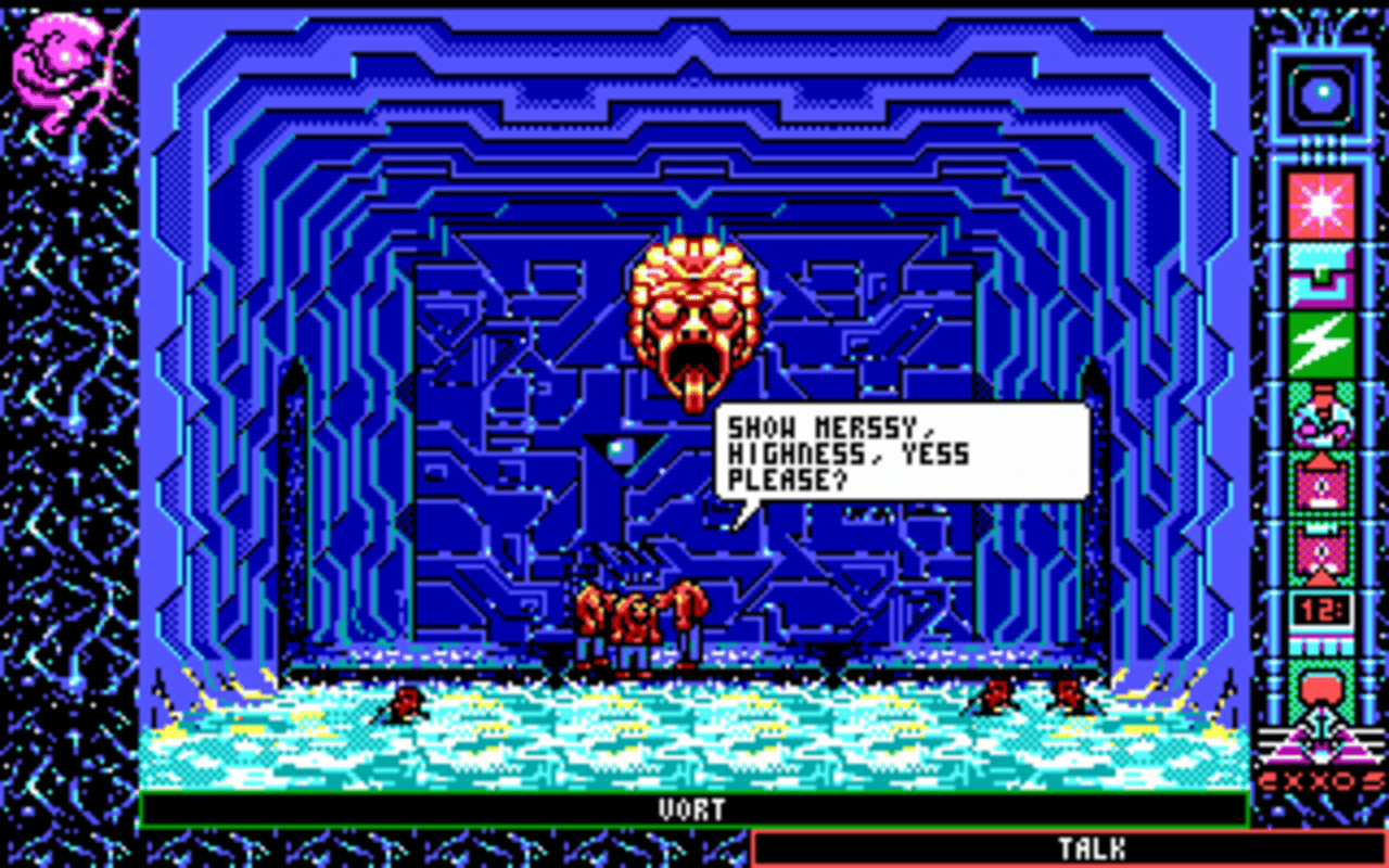 Gameplay screen of Chamber of the Sci-Mutant Priestess (8/8) Gameplay screen of Chamber of the Sci-Mutant Priestess (8/8)