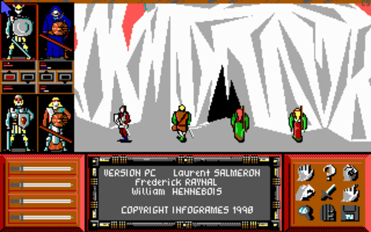 Gameplay screen of Drakkhen (5/8) Gameplay screen of Drakkhen (5/8)