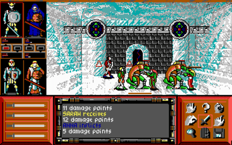 Gameplay screen of Drakkhen (6/8) Gameplay screen of Drakkhen (6/8)