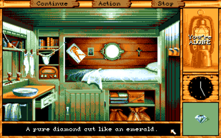 Gameplay screen of Maupiti Island (4/8) Gameplay screen of Maupiti Island (4/8)