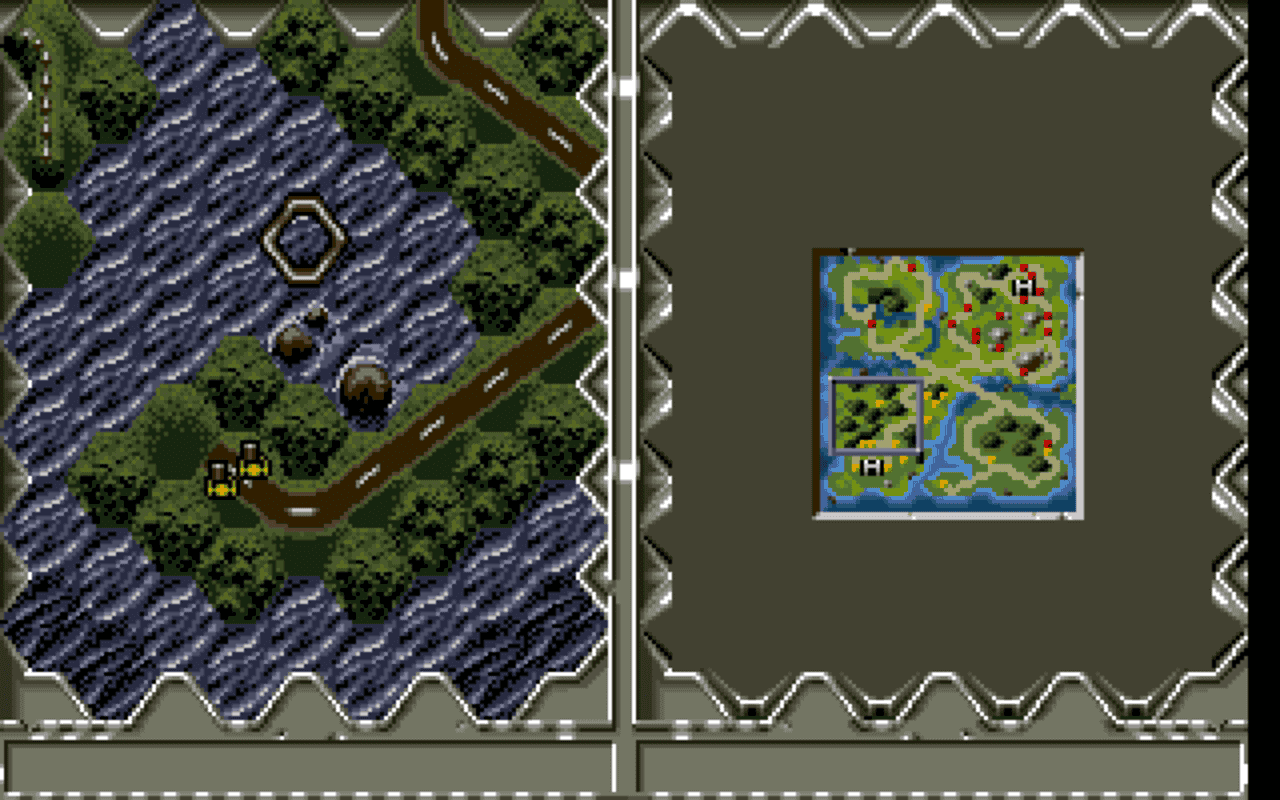 Gameplay screen of Battle Isle (8/8) Gameplay screen of Battle Isle (8/8)