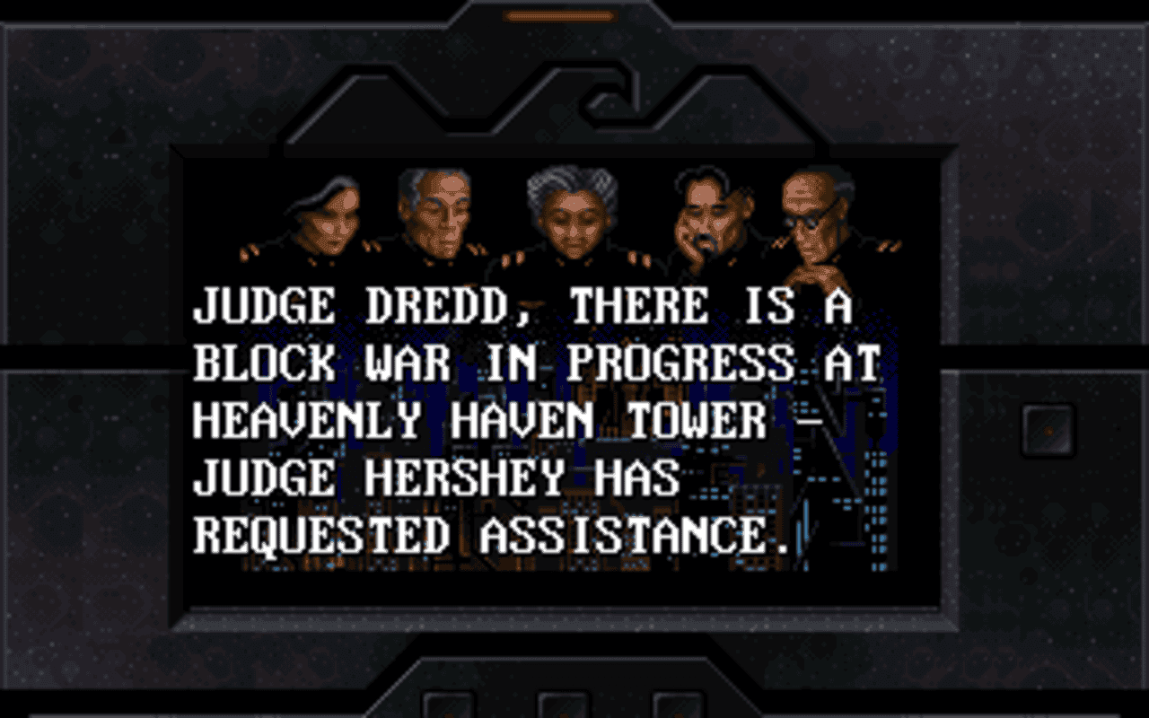 Gameplay screen of Judge Dredd (4/4) Gameplay screen of Judge Dredd (4/4)
