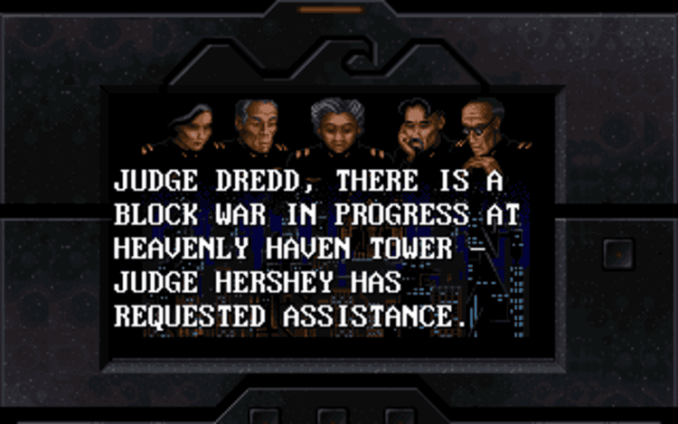 Gameplay screen of Judge Dredd (4/4) Gameplay screen of Judge Dredd (4/4)