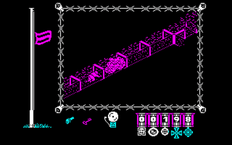 Gameplay screen of The Great Escape (7/8) Gameplay screen of The Great Escape (7/8)