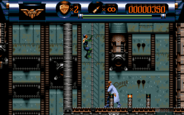 Gameplay screen of Judge Dredd (2/4) Gameplay screen of Judge Dredd (2/4)