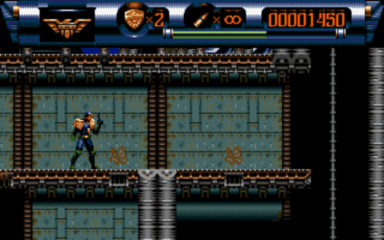 Gameplay screen of Judge Dredd (1/4) Gameplay screen of Judge Dredd (1/4)
