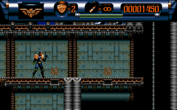 Gameplay screen of Judge Dredd (1/4) Gameplay screen of Judge Dredd (1/4)