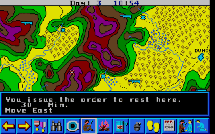 Gameplay screen of Lost Patrol (5/8) Gameplay screen of Lost Patrol (5/8)