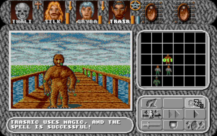 Gameplay screen of Amberstar (6/8) Gameplay screen of Amberstar (6/8)