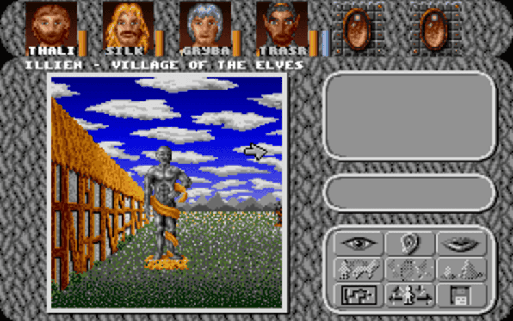 Gameplay screen of Amberstar (8/8) Gameplay screen of Amberstar (8/8)