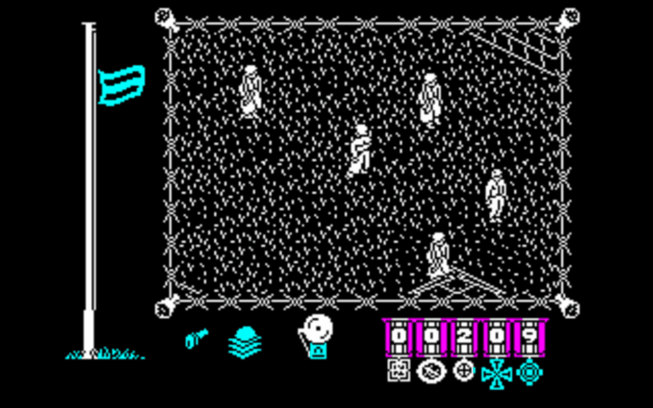 Gameplay screen of The Great Escape (2/8) Gameplay screen of The Great Escape (2/8)