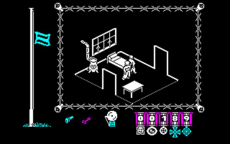 Gameplay screen of The Great Escape (3/8) Gameplay screen of The Great Escape (3/8)