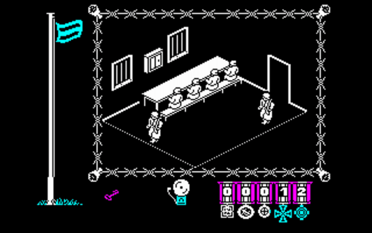 Gameplay screen of The Great Escape (4/8) Gameplay screen of The Great Escape (4/8)