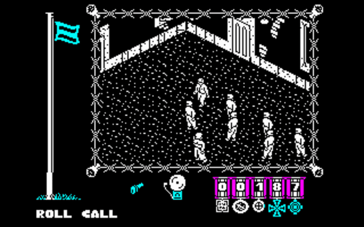 Gameplay screen of The Great Escape (5/8) Gameplay screen of The Great Escape (5/8)