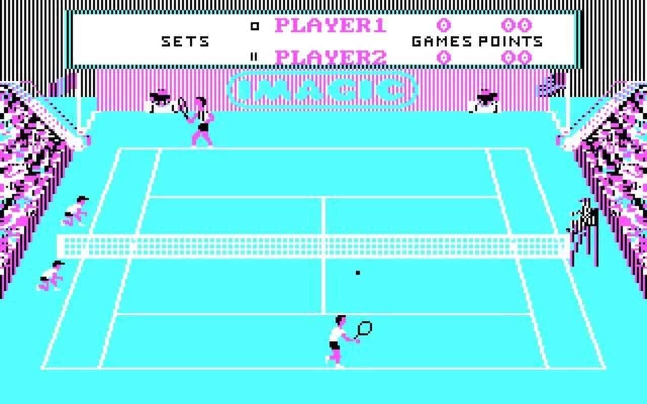 Gameplay screen of Tournament Tennis (1/4) Gameplay screen of Tournament Tennis (1/4)