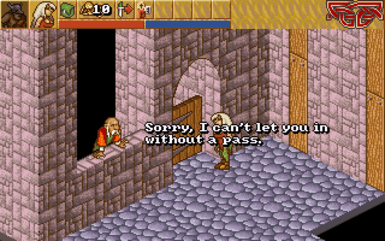 Gameplay screen of Heimdall 2: Into the Hall of Worlds (3/8) Gameplay screen of Heimdall 2: Into the Hall of Worlds (3/8)