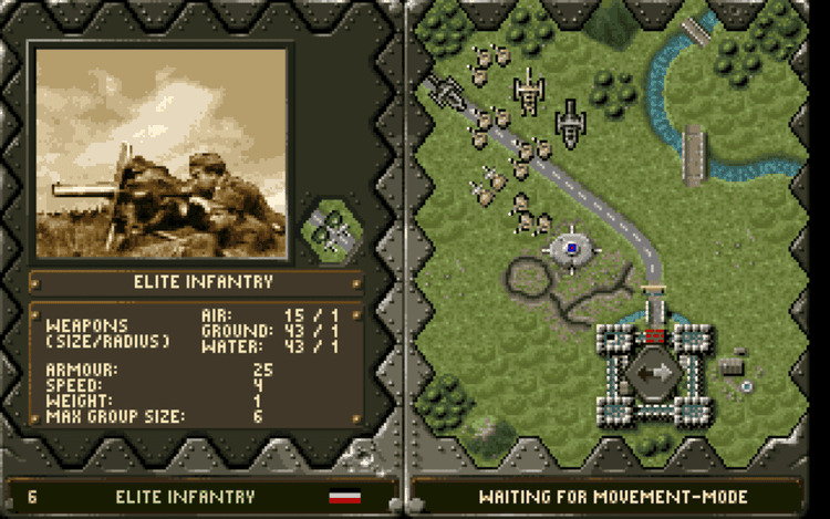 Gameplay screen of The Great War: 1914-1918 (1/8) Gameplay screen of The Great War: 1914-1918 (1/8)