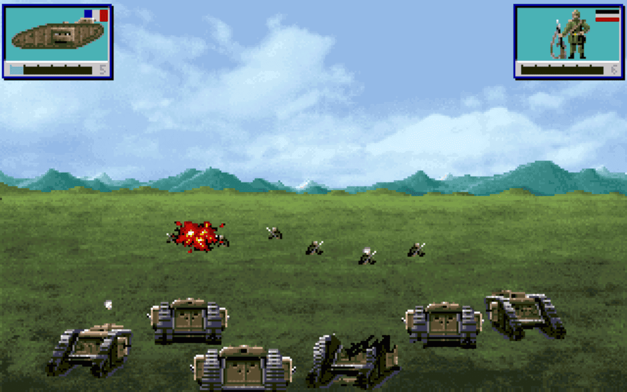 Gameplay screen of The Great War: 1914-1918 (5/8) Gameplay screen of The Great War: 1914-1918 (5/8)