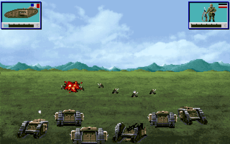 Gameplay screen of The Great War: 1914-1918 (5/8) Gameplay screen of The Great War: 1914-1918 (5/8)