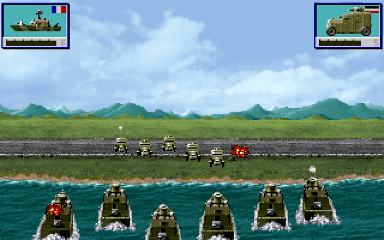 Gameplay screen of The Great War: 1914-1918 (7/8) Gameplay screen of The Great War: 1914-1918 (7/8)