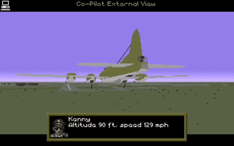 Gameplay screen of B-17 Flying Fortress (2/8) Gameplay screen of B-17 Flying Fortress (2/8)