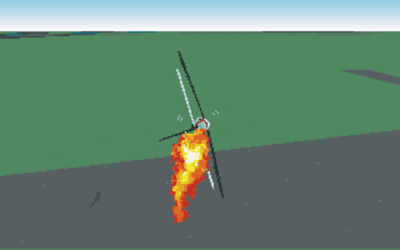 Gameplay screen of Aces Over Europe (8/8) Gameplay screen of Aces Over Europe (8/8)