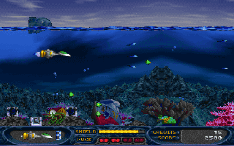 Gameplay screen of Stargunner (1/8) Gameplay screen of Stargunner (1/8)