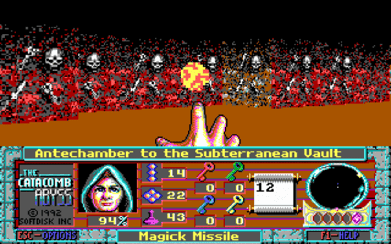 Gameplay screen of The Catacomb Abyss (5/8) Gameplay screen of The Catacomb Abyss (5/8)