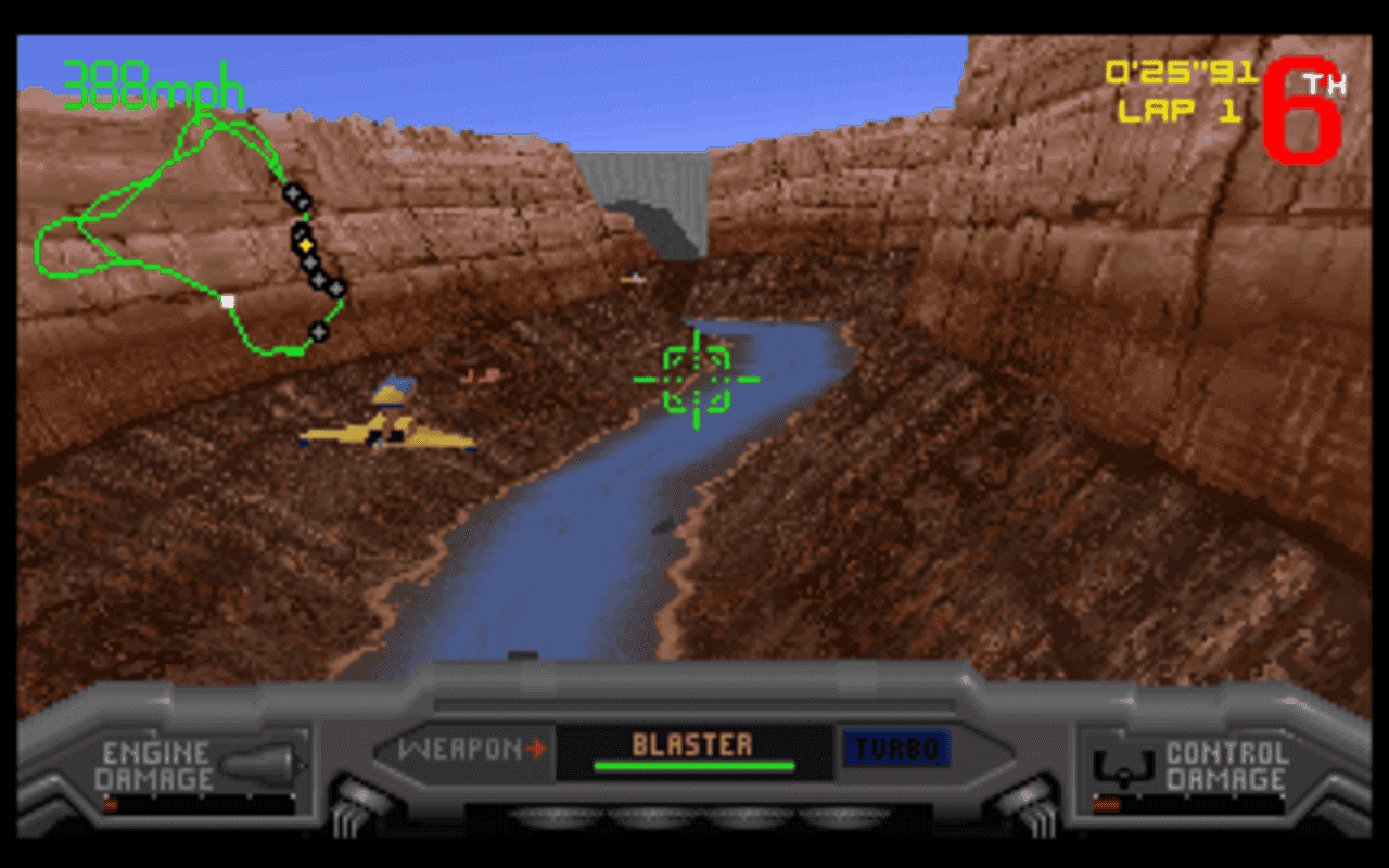 Gameplay screen of Slipstream 5000 (4/7) Gameplay screen of Slipstream 5000 (4/7)