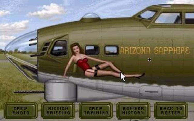 Gameplay screen of B-17 Flying Fortress (6/8) Gameplay screen of B-17 Flying Fortress (6/8)