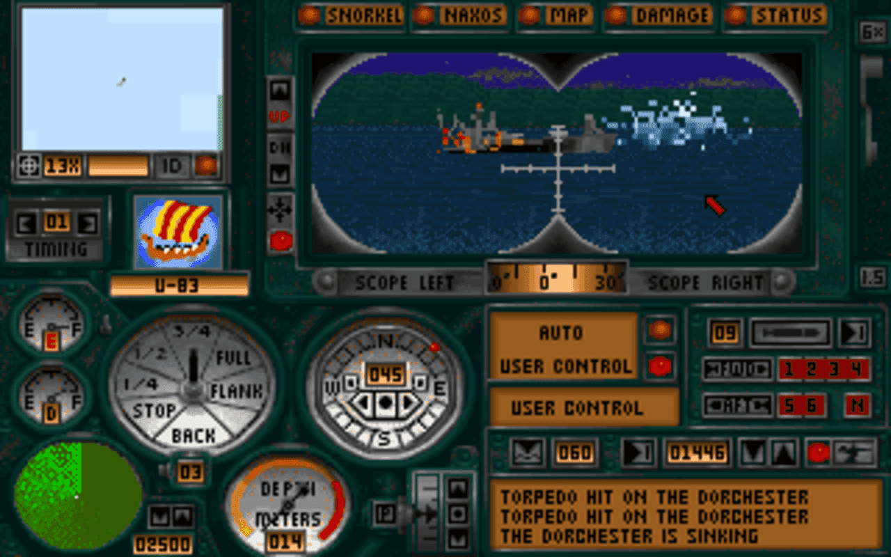 Gameplay screen of Wolf Pack (4/8) Gameplay screen of Wolf Pack (4/8)