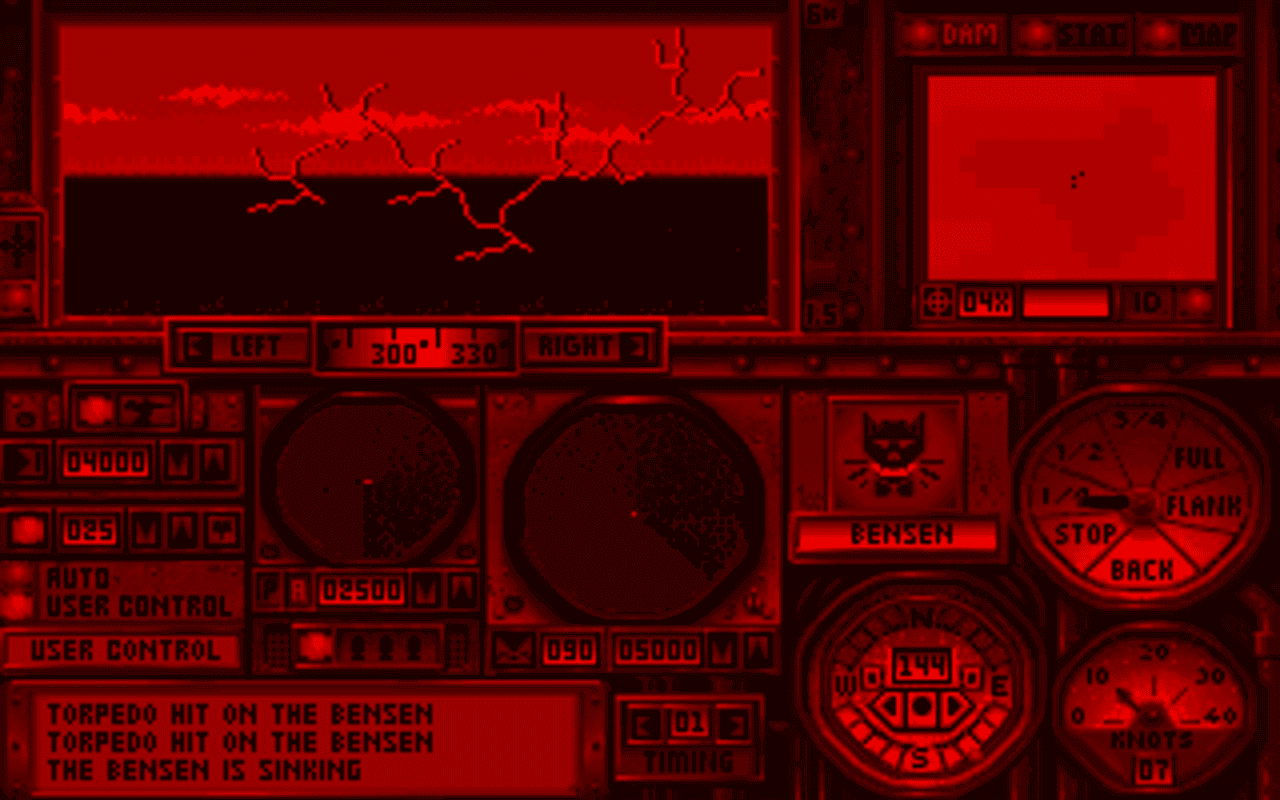 Gameplay screen of Wolf Pack (5/8) Gameplay screen of Wolf Pack (5/8)