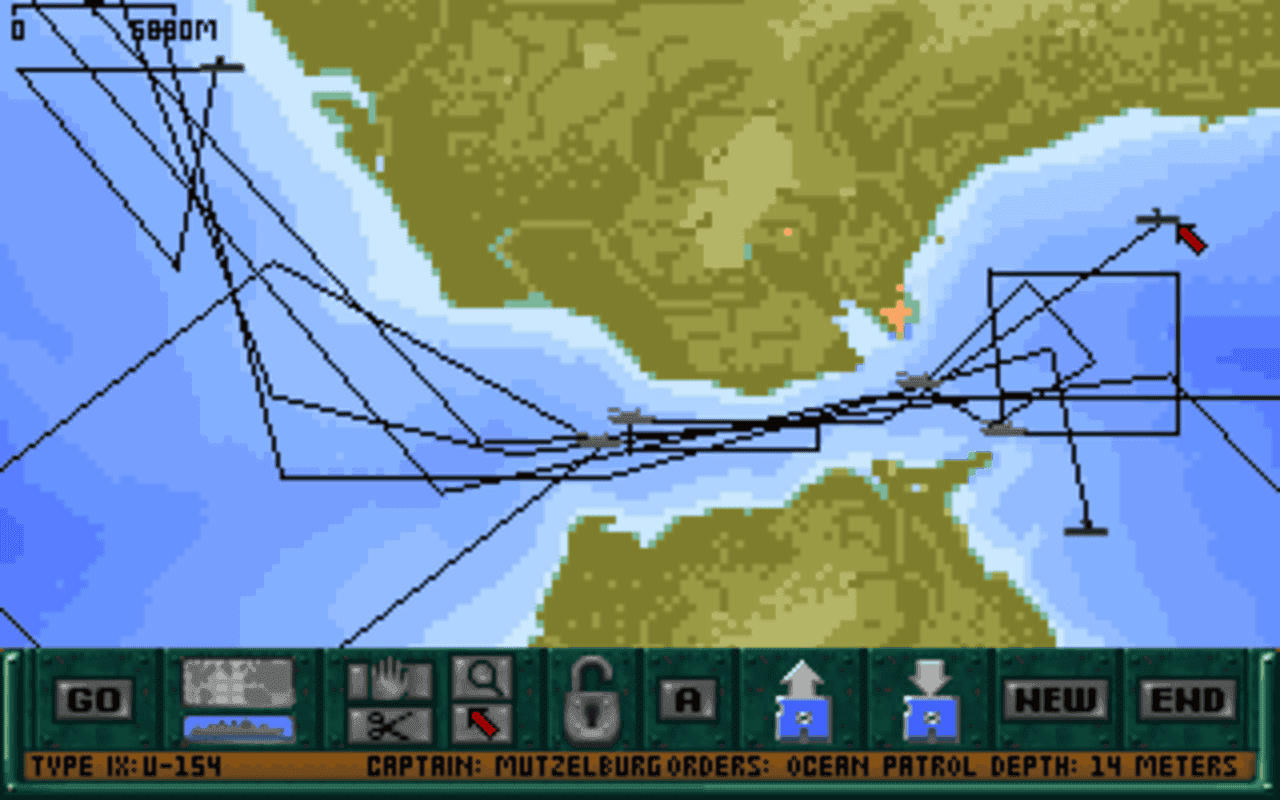 Gameplay screen of Wolf Pack (6/8) Gameplay screen of Wolf Pack (6/8)