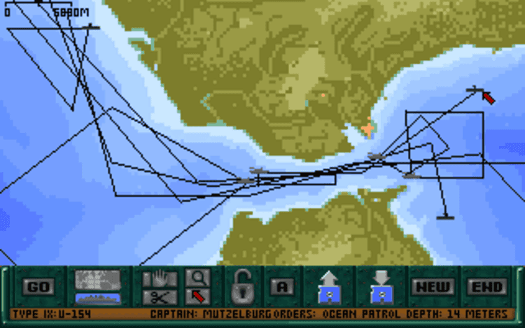 Gameplay screen of Wolf Pack (6/8) Gameplay screen of Wolf Pack (6/8)