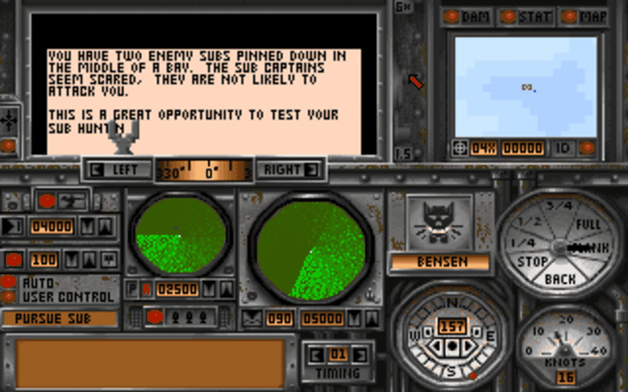 Gameplay screen of Wolf Pack (7/8) Gameplay screen of Wolf Pack (7/8)