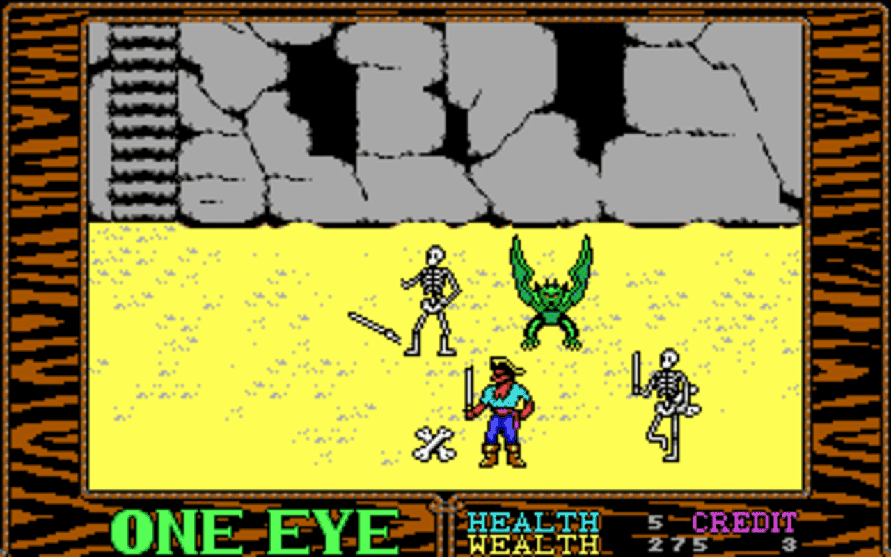 Gameplay screen of Skull & Crossbones (5/8) Gameplay screen of Skull & Crossbones (5/8)