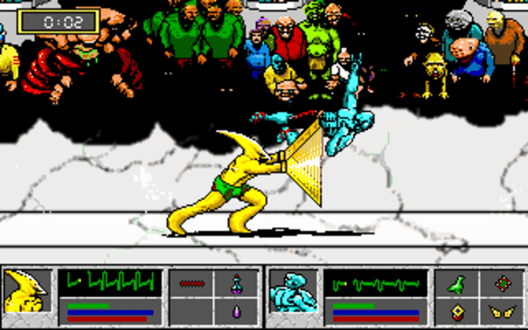 Gameplay screen of Tongue of the Fatman (4/8) Gameplay screen of Tongue of the Fatman (4/8)