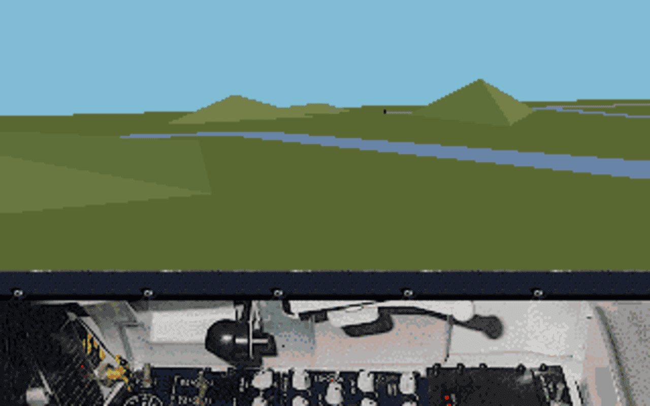 Gameplay screen of A-10 Tank Killer (5/8) Gameplay screen of A-10 Tank Killer (5/8)