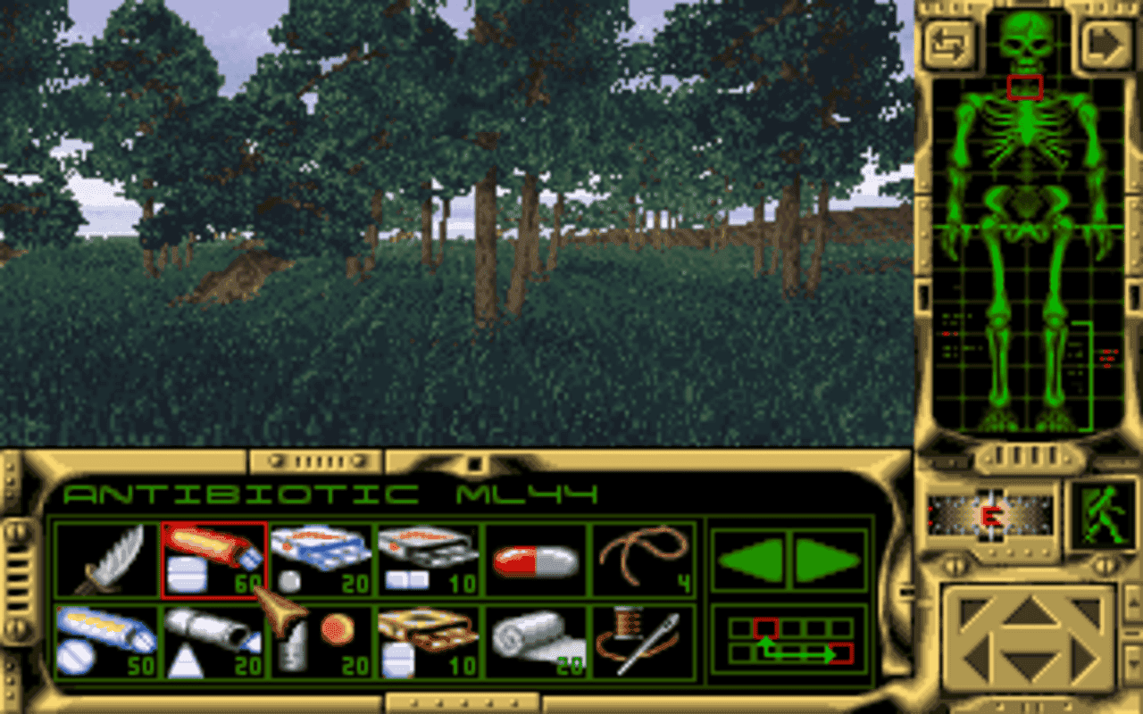 Gameplay screen of Robinson's Requiem (8/8) Gameplay screen of Robinson's Requiem (8/8)