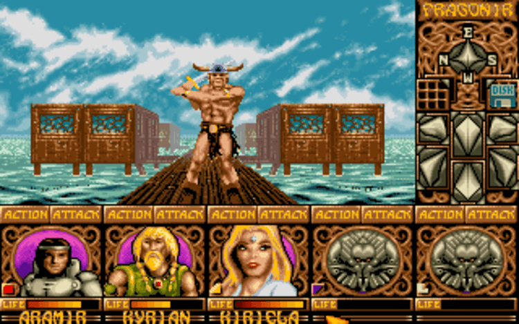 Gameplay screen of Ishar: Legend of the Fortress (8/8) Gameplay screen of Ishar: Legend of the Fortress (8/8)