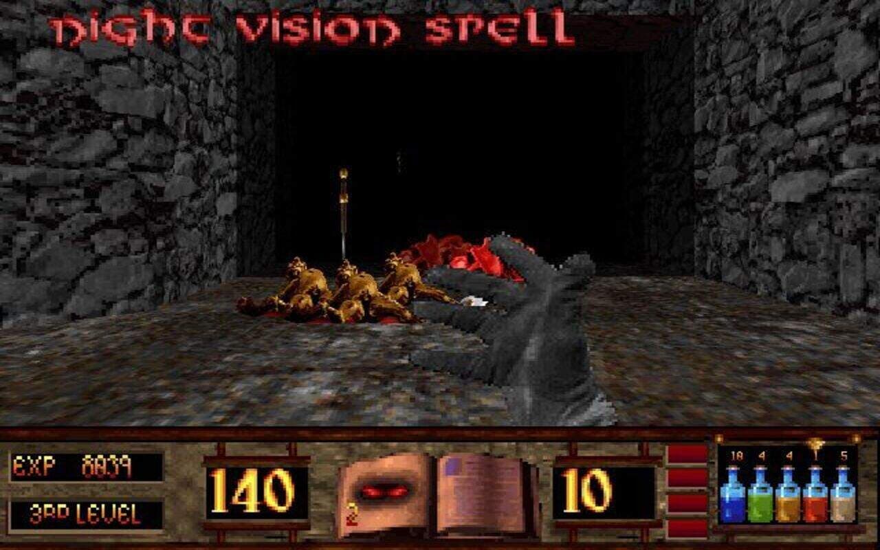 Gameplay screen of Witchaven (3/8) Gameplay screen of Witchaven (3/8)