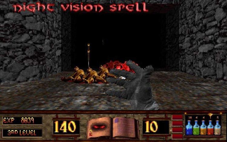 Gameplay screen of Witchaven (3/8) Gameplay screen of Witchaven (3/8)