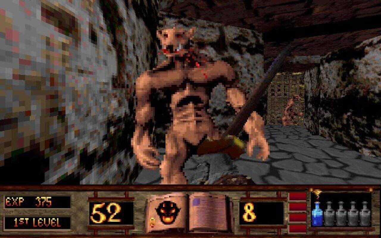 Gameplay screen of Witchaven (4/8) Gameplay screen of Witchaven (4/8)