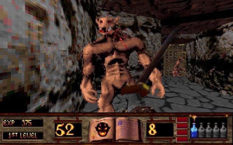 Gameplay screen of Witchaven (4/8) Gameplay screen of Witchaven (4/8)