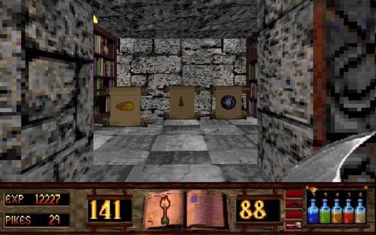 Gameplay screen of Witchaven (8/8) Gameplay screen of Witchaven (8/8)