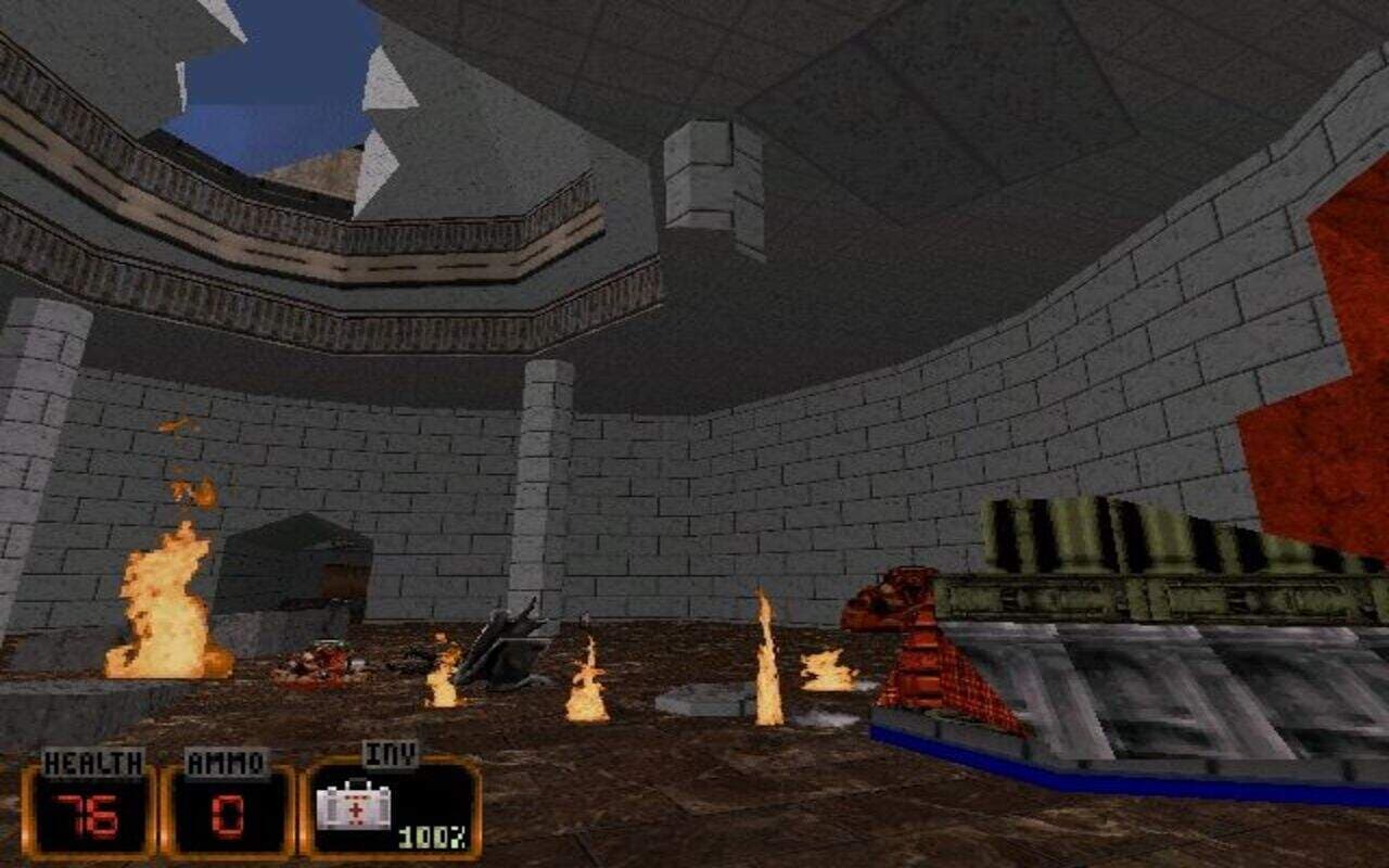 Gameplay screen of Duke it out in D.C. (5/8) Gameplay screen of Duke it out in D.C. (5/8)