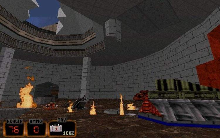 Gameplay screen of Duke it out in D.C. (5/8) Gameplay screen of Duke it out in D.C. (5/8)