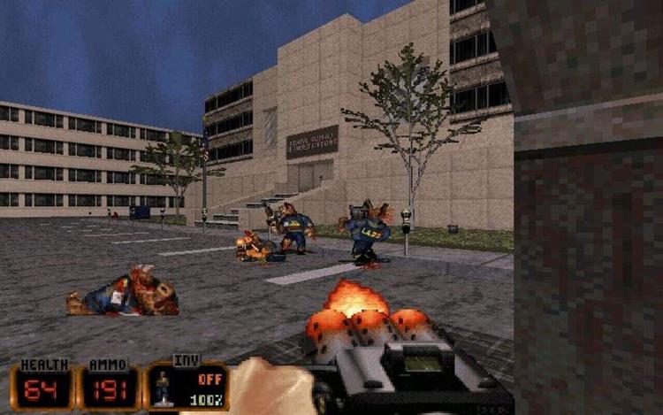 Gameplay screen of Duke it out in D.C. (8/8) Gameplay screen of Duke it out in D.C. (8/8)